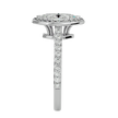 Evelyn Solitaire Halo Ring