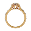 Evelyn Solitaire Halo Ring