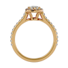 Evelyn Solitaire Halo Ring