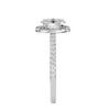 Rumi Solitaire Halo Ring