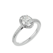 Rumi Solitaire Halo Ring