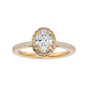Rumi Solitaire Halo Ring