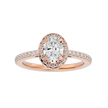 Rumi Solitaire Halo Ring