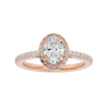 Rumi Solitaire Halo Ring