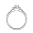 Rumi Solitaire Halo Ring