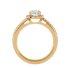 Rumi Solitaire Halo Ring