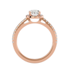 Rumi Solitaire Halo Ring