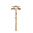 Rumi Solitaire Halo Ring