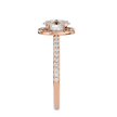 Rumi Solitaire Halo Ring