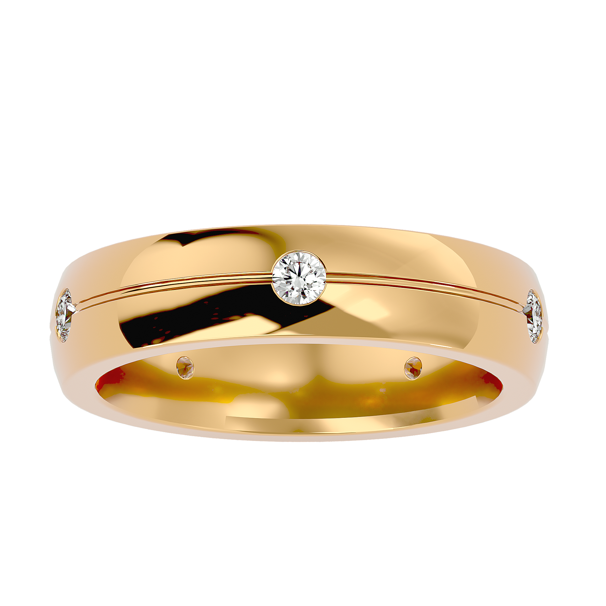Geraldo Diamond Mens Ring
