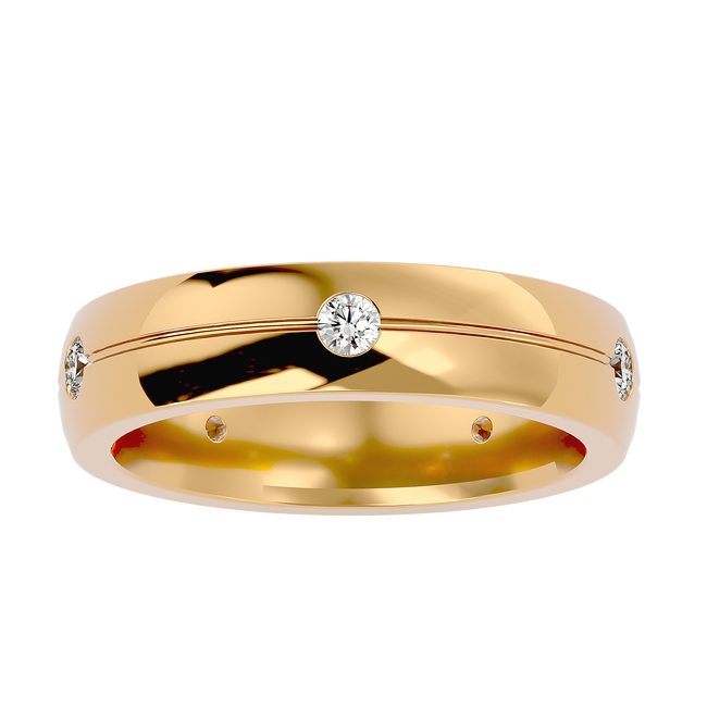 Geraldo Diamond Mens Ring