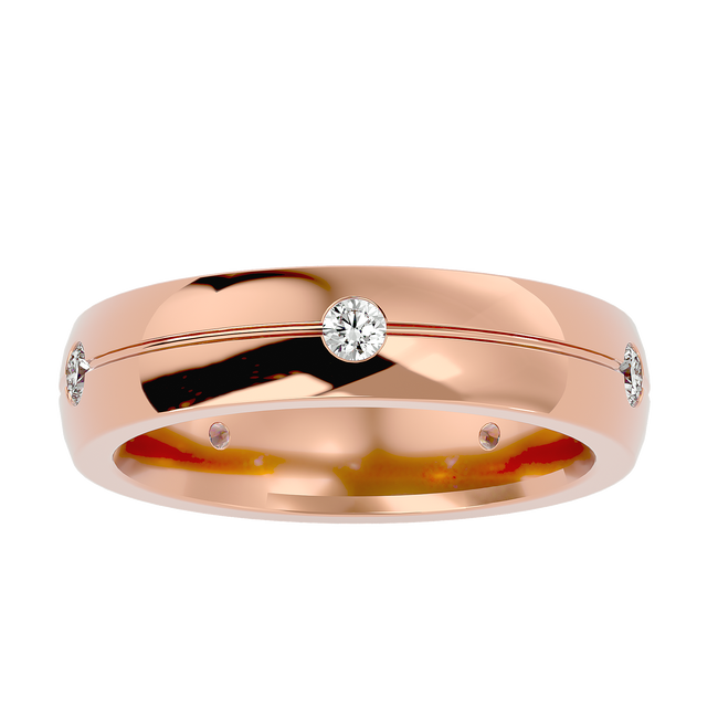 Geraldo Diamond Mens Ring