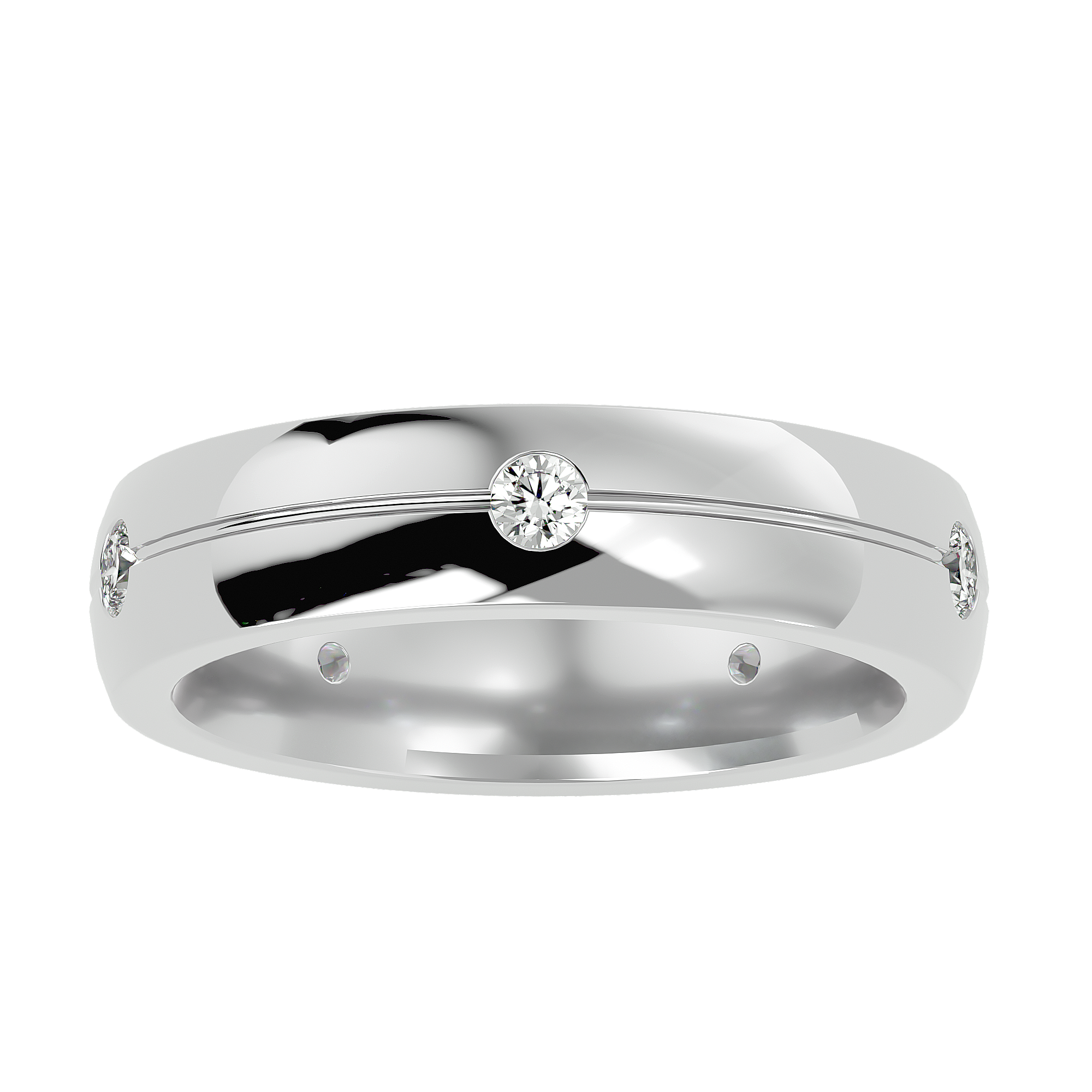 Geraldo Diamond Mens Ring