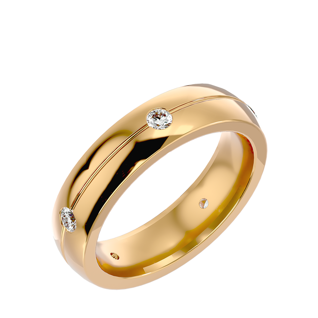 Geraldo Diamond Mens Ring