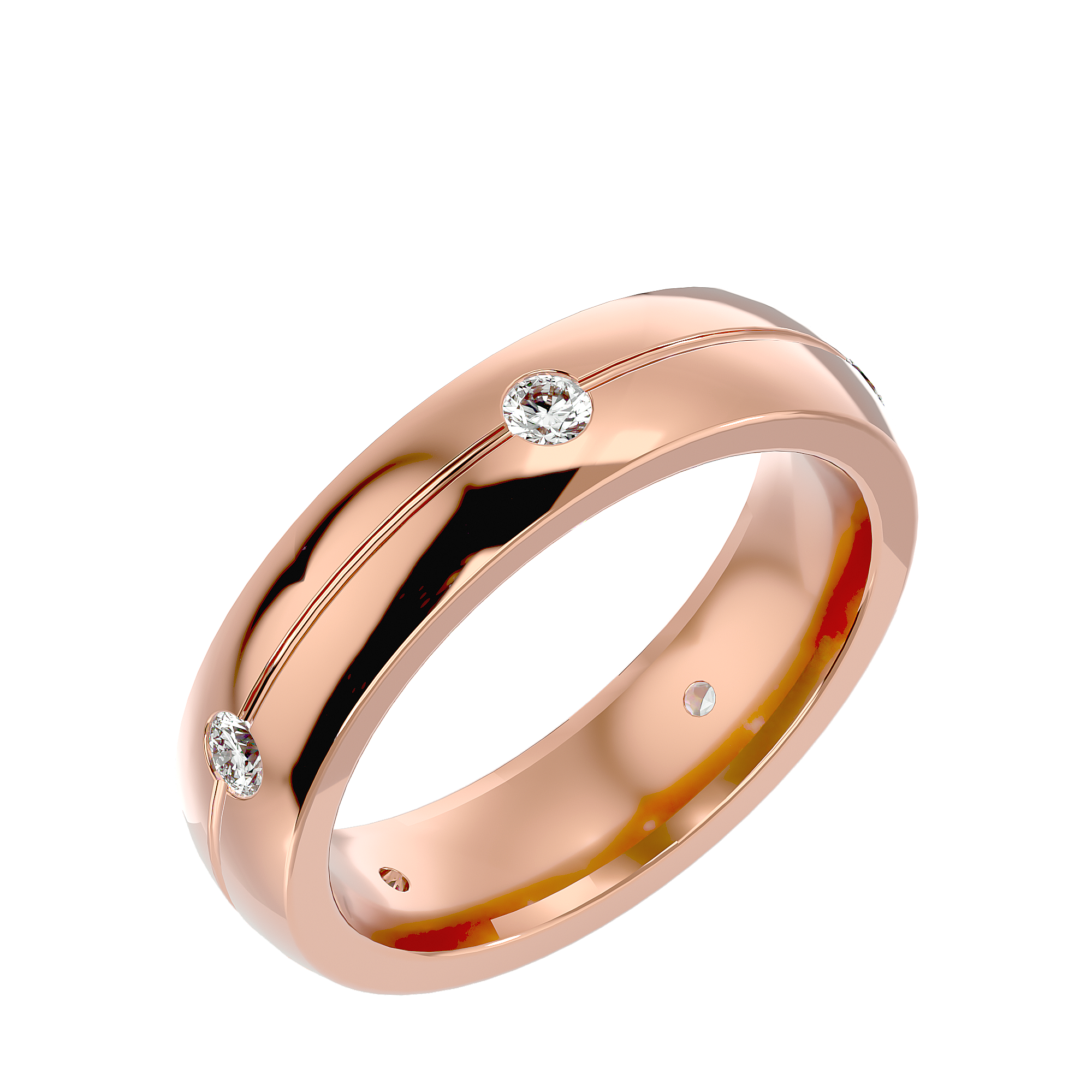 Geraldo Diamond Mens Ring