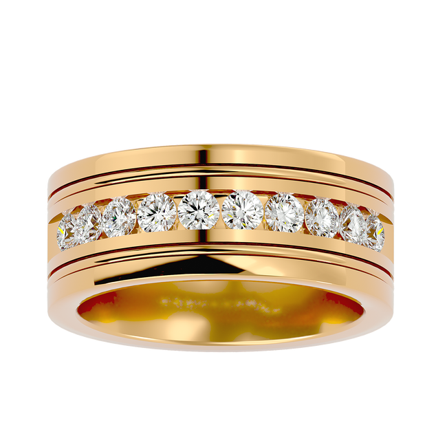 George Diamond Mens Ring