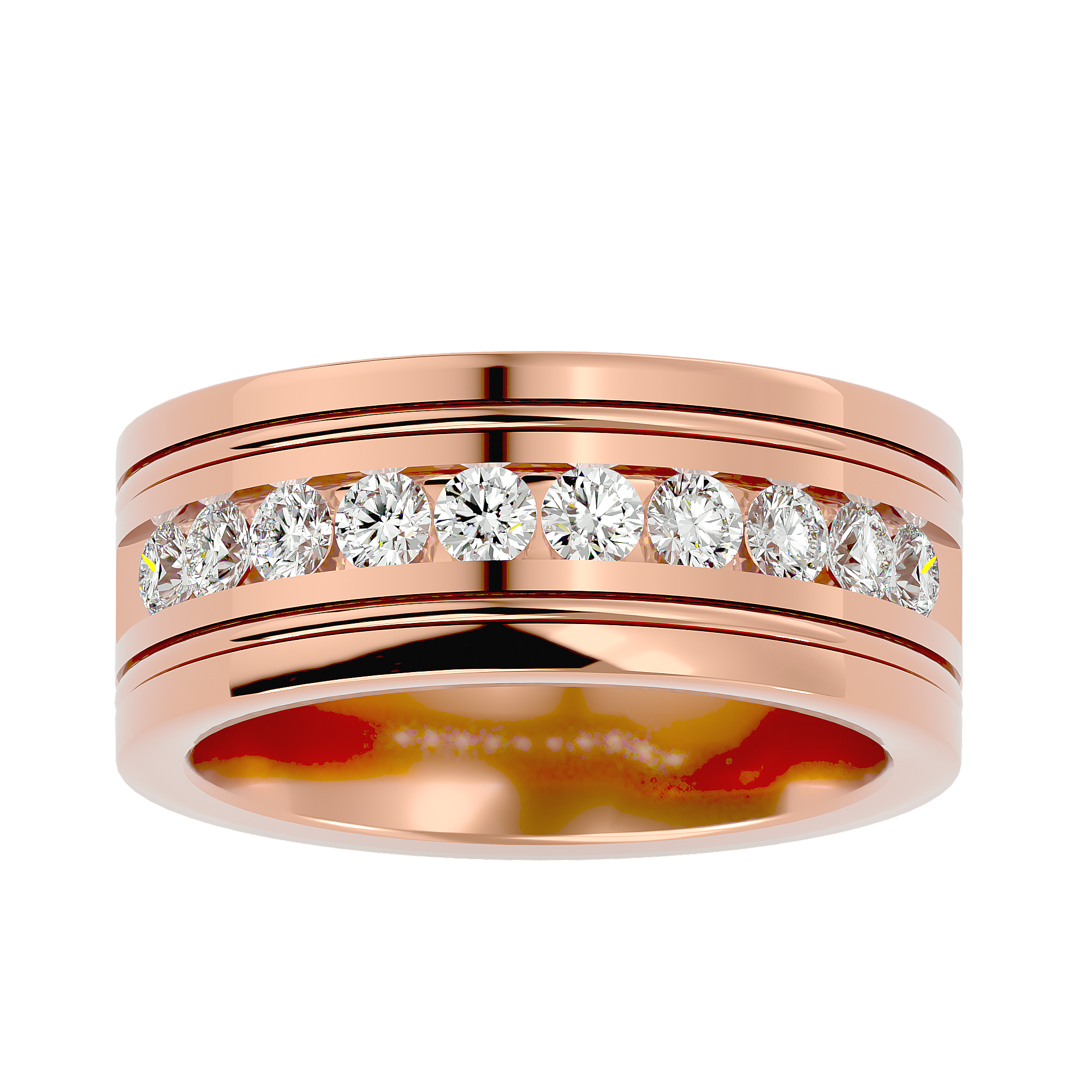 George Diamond Mens Ring