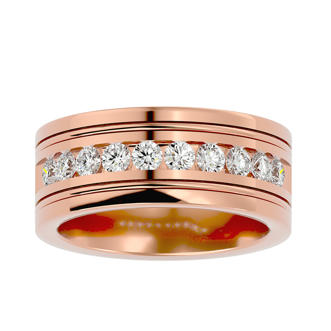 George Diamond Mens Ring