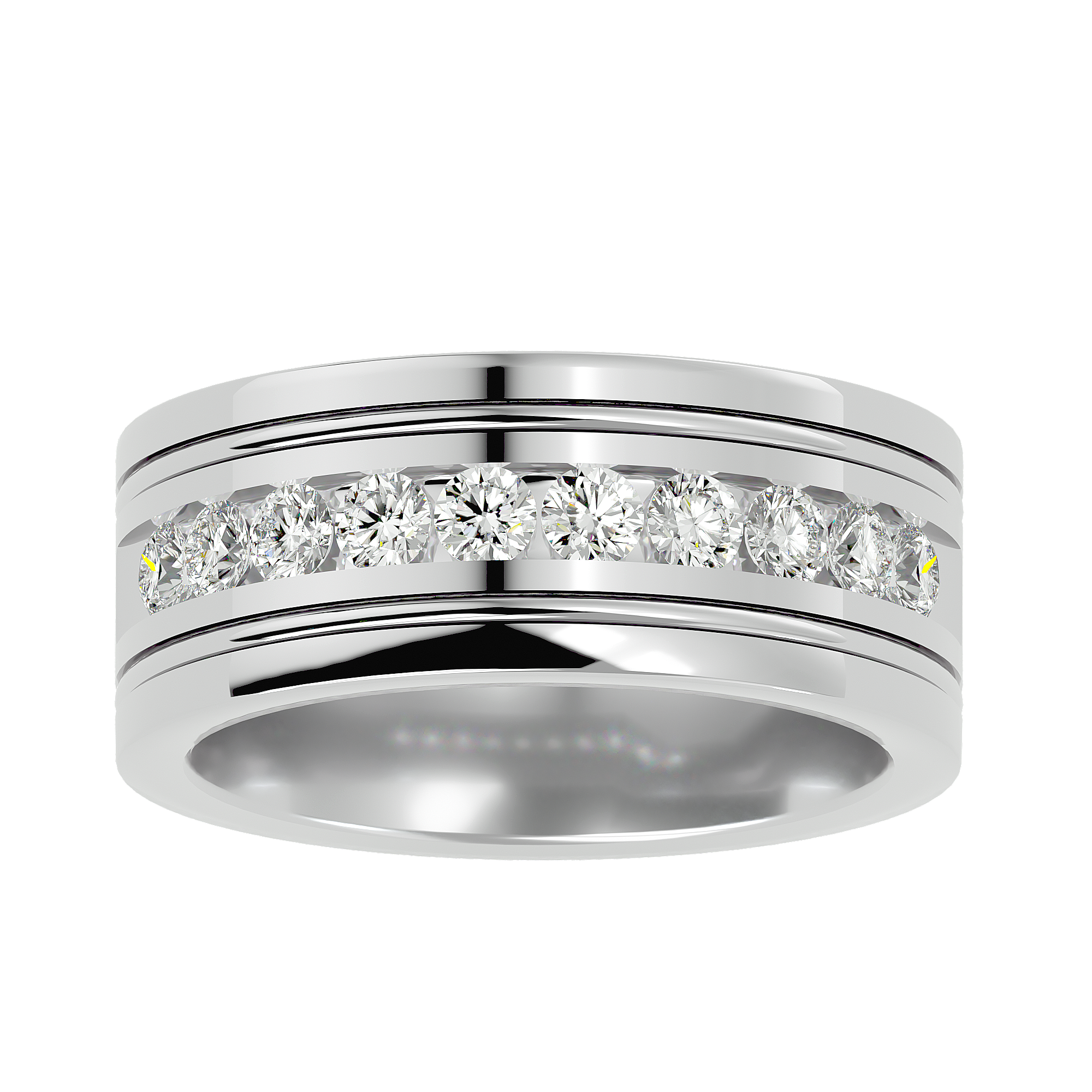 George Diamond Mens Ring