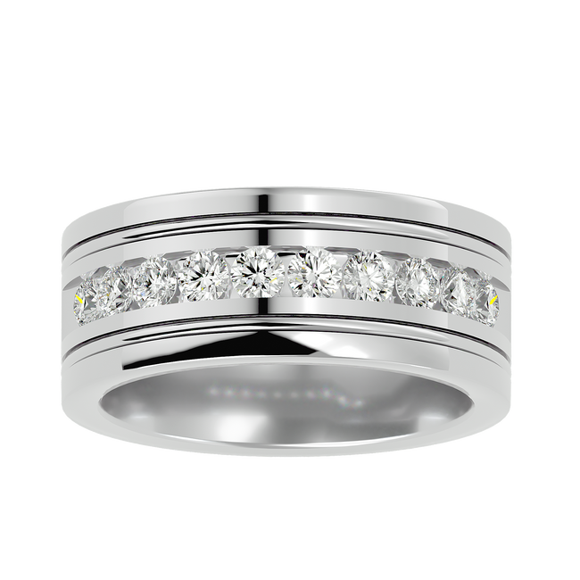 George Diamond Mens Ring