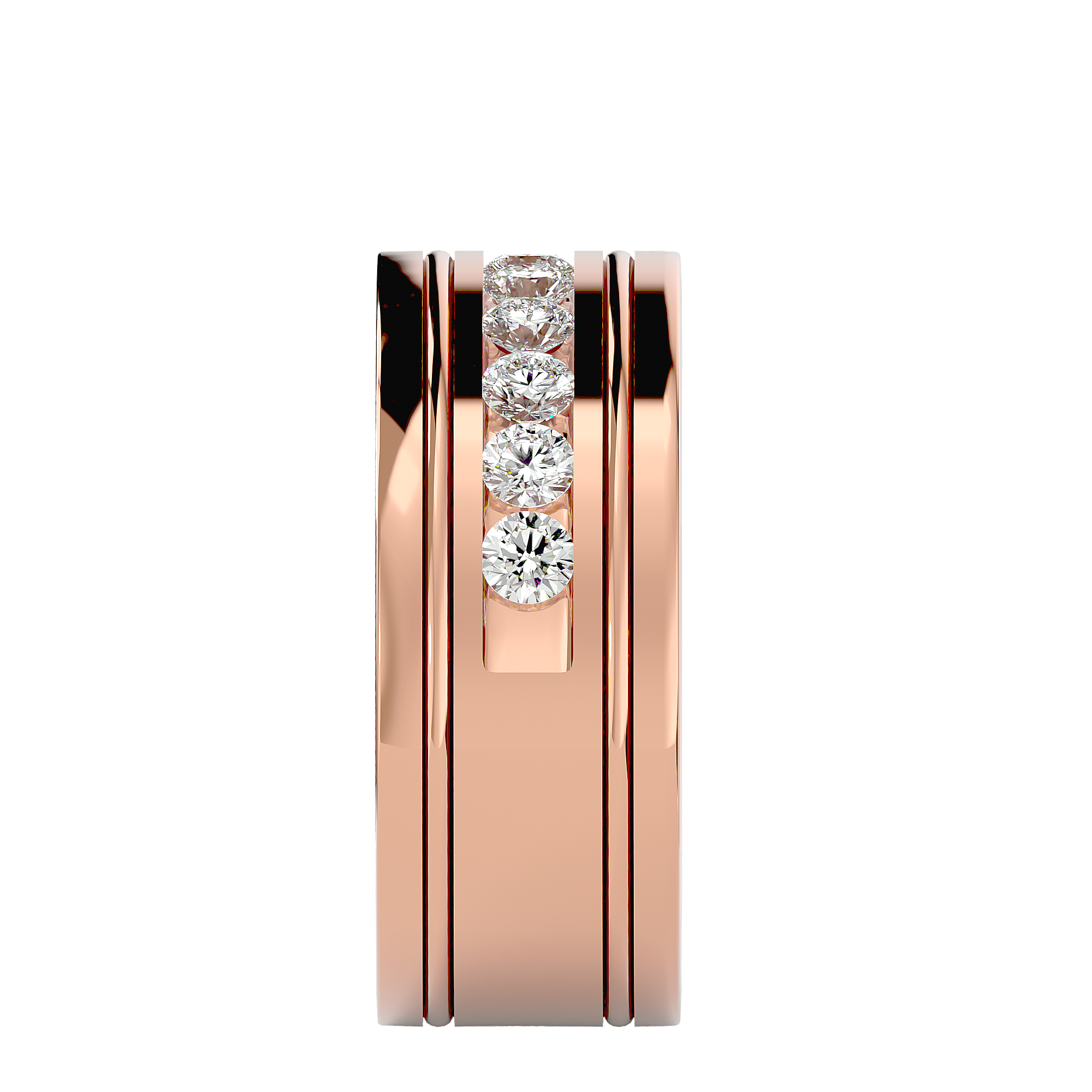 George Diamond Mens Ring