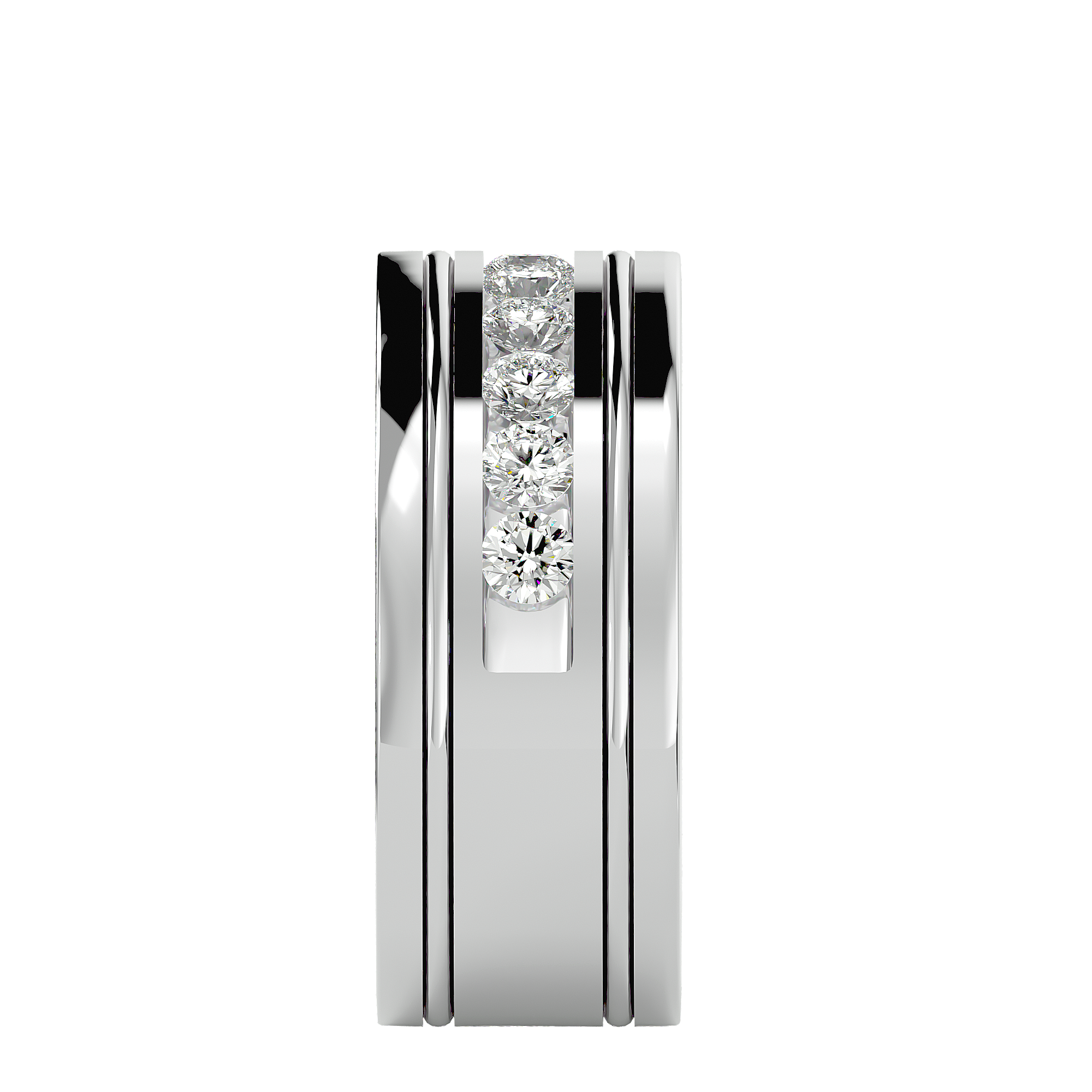 George Diamond Mens Ring