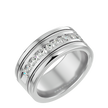 George Diamond Mens Ring