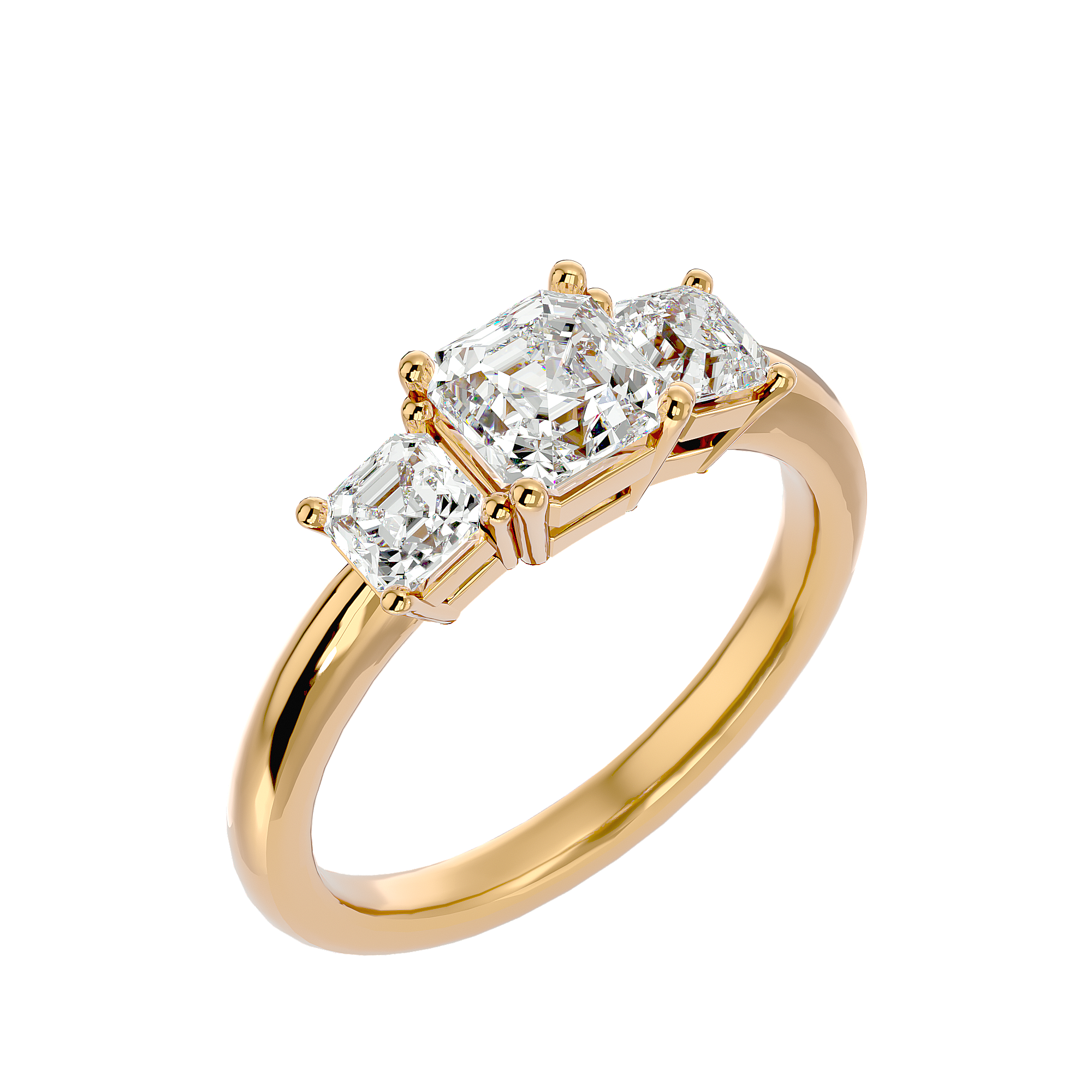 Dani Diamond Three Stone Ring