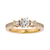 Zainab Diamond Three Stone Ring