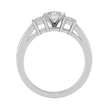 Zainab Diamond Three Stone Ring