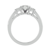 Zainab Diamond Three Stone Ring