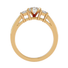 Zainab Diamond Three Stone Ring