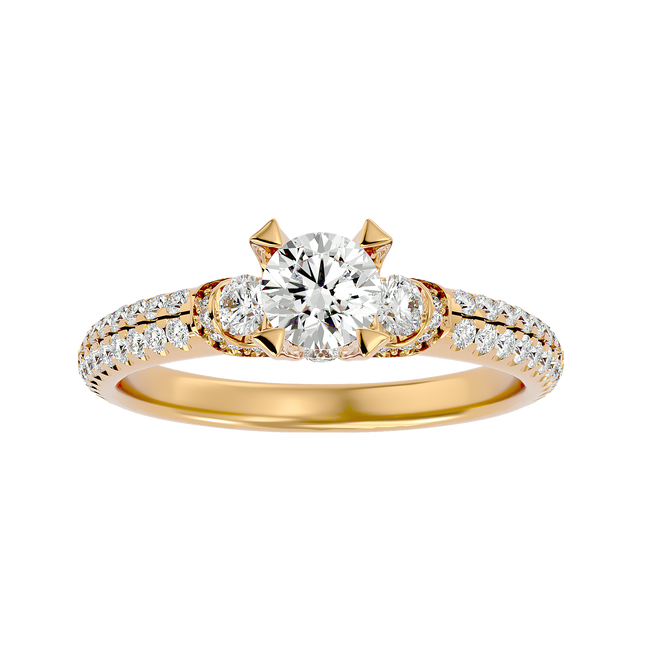 Kataleya Diamond Three Stone Ring