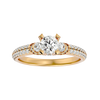 Kataleya Diamond Three Stone Ring