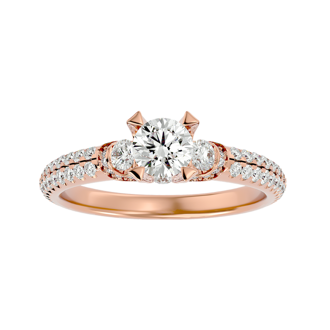 Kataleya Diamond Three Stone Ring