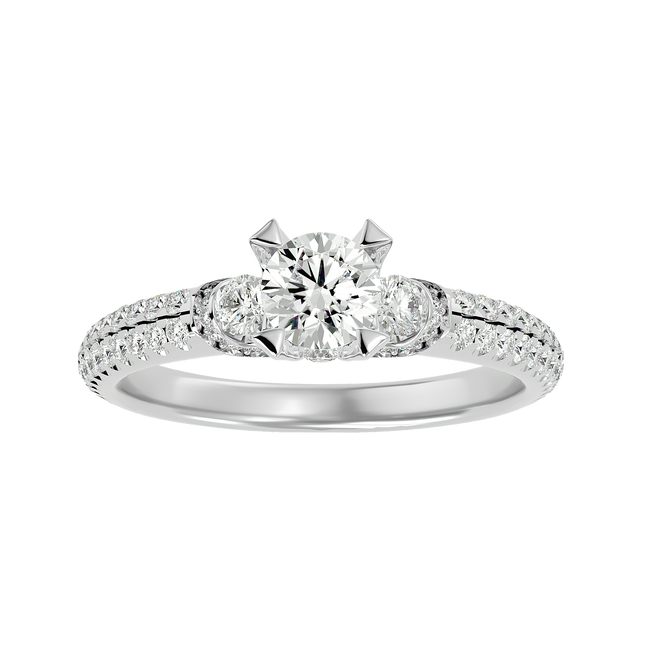 Kataleya Diamond Three Stone Ring