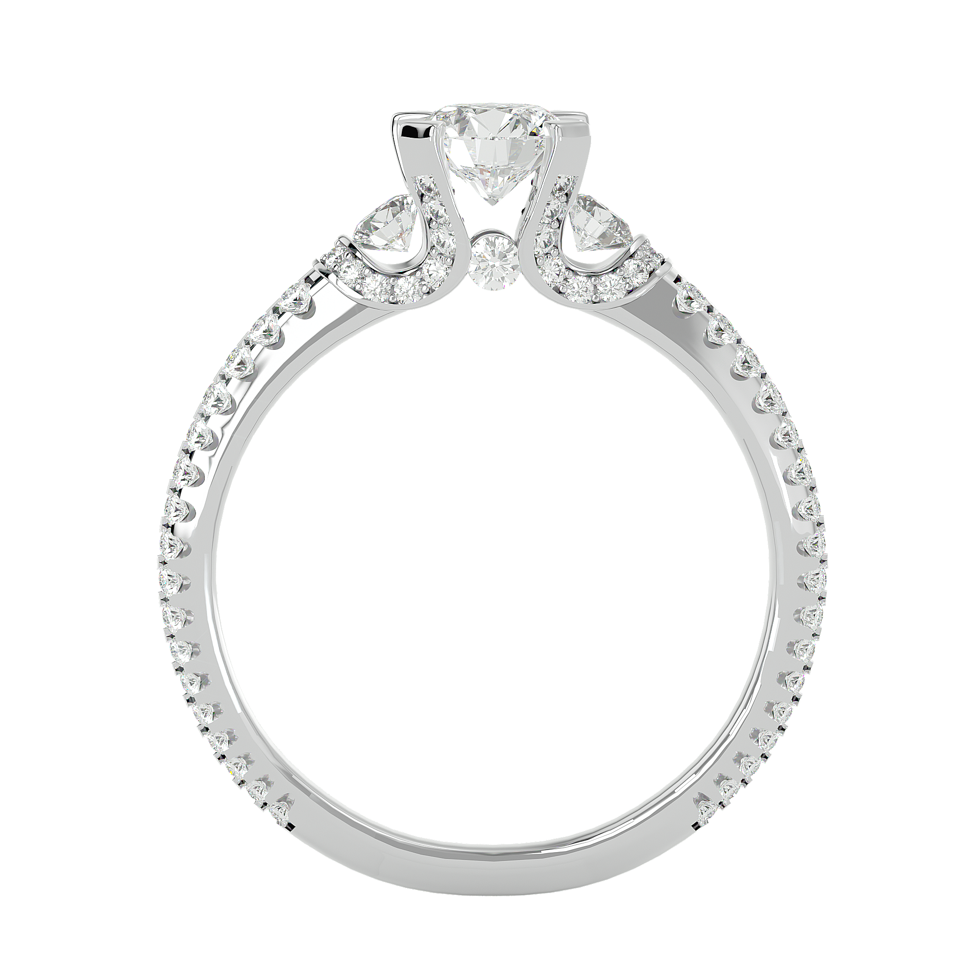 Kataleya Diamond Three Stone Ring