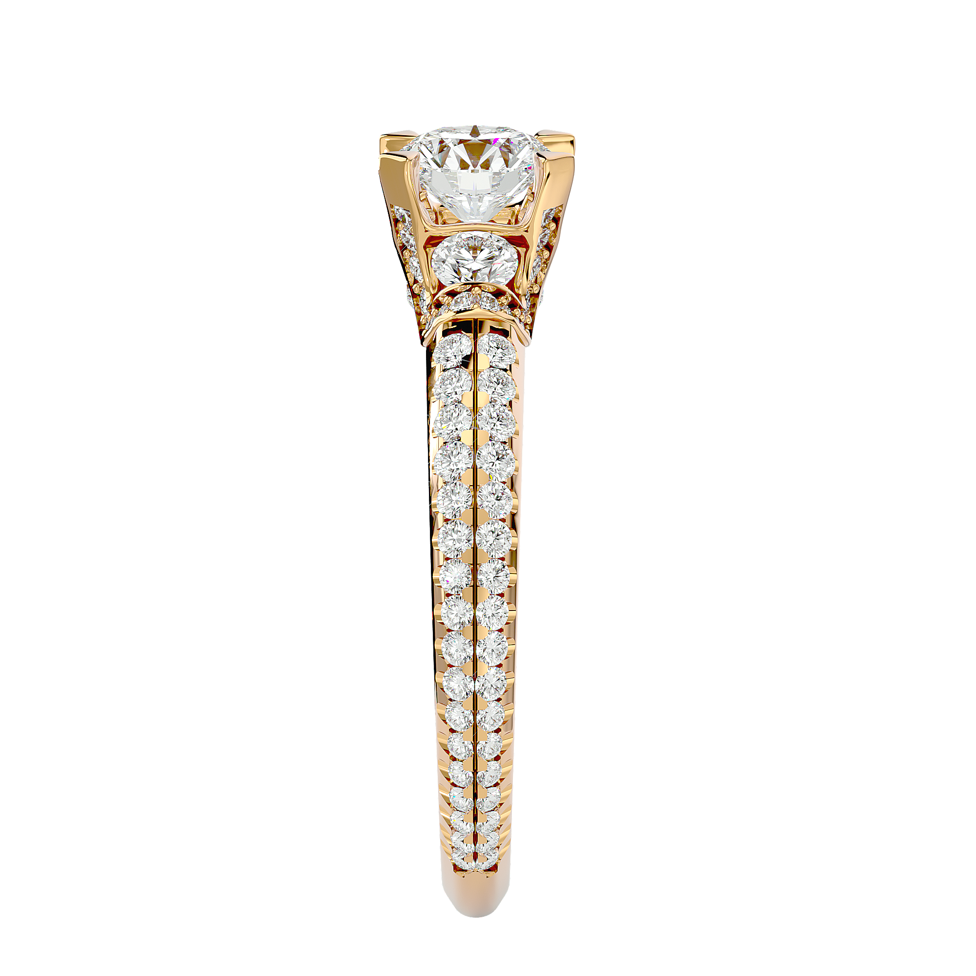 Kataleya Diamond Three Stone Ring