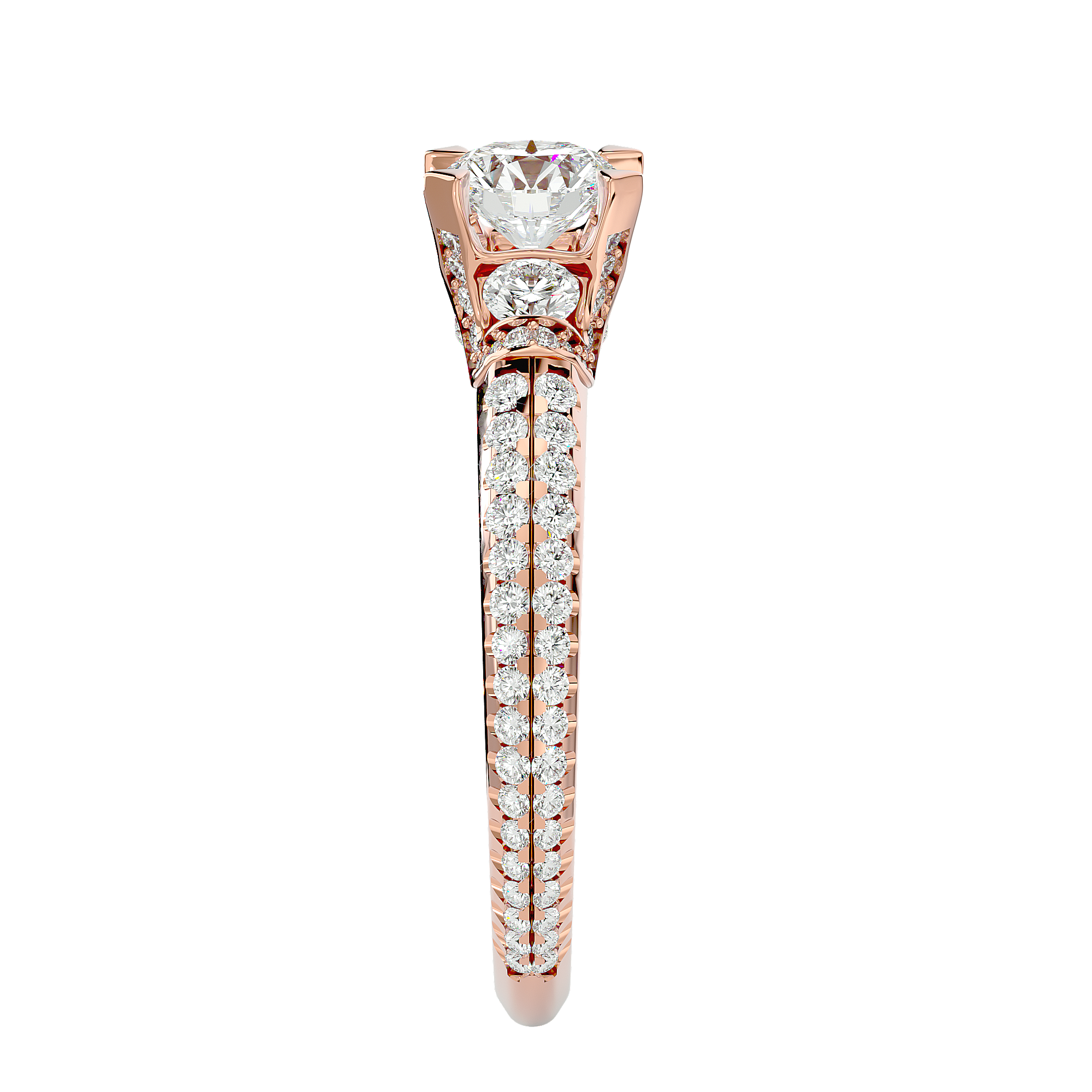 Kataleya Diamond Three Stone Ring