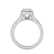 Eloise Solitaire Halo Ring