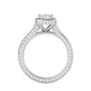 Eloise Solitaire Halo Ring