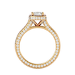 Eloise Solitaire Halo Ring