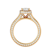 Eloise Solitaire Halo Ring