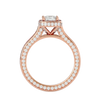Eloise Solitaire Halo Ring