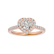 Elizabeth Solitaire Halo Ring