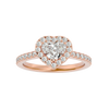 Elizabeth Solitaire Halo Ring