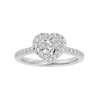 Elizabeth Solitaire Halo Ring
