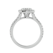 Elizabeth Solitaire Halo Ring