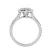Elizabeth Solitaire Halo Ring