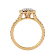Elizabeth Solitaire Halo Ring